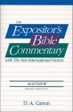 Matthew, Vol.1 (Ch. 1-12), The Expositor's Bible Commentary - D.A. Carson, Frank E. Gaebelein, J.D. Douglas