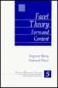 Facet Theory: Form And Content - Ingwer Borg, Samuel Shye