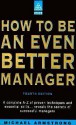 How to Be an Even Better Manager - Michael Armstrong