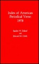 Index of American Periodical Verse 1978 - Sander W. Zulauf, Rafael Catala, Edward M. Cifelli