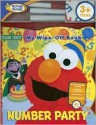 Sesame Street Number Party: My Wipe-Off Book [With Cleaning Cloth and Wipe-Off Markers] - Maggie Swanson, Rick Wetzel