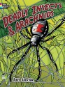 Deadly Insects and Arachnids Coloring Book - Jan Sovak