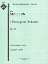 3 Pièces pour Orchestre, Op.96 (Valse lyrique (No.1)): Clarinet 1 part (Qty 4) [A8305] - Jean Sibelius, Jean Sibelius