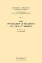 The Integration of Functions of a Single Variable - G.H. Hardy, Hardy G. H.