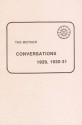 Conversations 1929-30-31 - The Mother, Sa Ashram