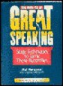 The How-To of Great Speaking - Hal Persons, Lianne Mercer, Jack Lemmon