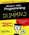 Windows 2000 Programming For Dummies - Richard J. Simon