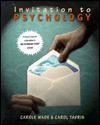 Invitation to Pyschology: Subscription to the Psychology Place Website - Carole Wade, Carol Tavris