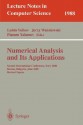 Numerical Analysis and Its Applications: Second International Conference, Naa 2000 Rousse, Bulgaria, June 11-15, 2000. Revised Papers - Lubin Vulkov, Jerzy Wasniewski, Plamen Yalamov