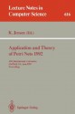 Application and Theory of Petri Nets 1992: 13th International Conference, Sheffield, UK, June 22-26, 1992. Proceedings - Kurt Jensen