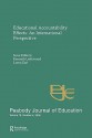 Educational Accountability Effects: An International Pespective: A Special Issue of the Peabody Journal of Education - Kenneth A. Leithwood, Lorna M. Earl