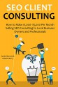 SEO CLIENT CONSULTING - 2016: How to Make $1,000- $5,000 Per Month Selling SEO Consulting to Local Business Owners and Professionals - Nathan Berry, Andre Bennet