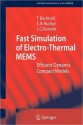 Fast Simulation of Electro-Thermal Mems: Efficient Dynamic Compact Models - Tamara Bechtold, Evgenii B. Rudnyi, Jan G. Korvink