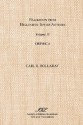 Fragments from Hellenistic Jewish Authors, Volume IV, Orphica - Carl R. Holladay