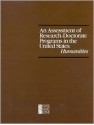 An Assessment of Research-Doctorate Programs in the United States: Humanities - Committee on an Assessment of Quality Re, Gardner Lindzey, Lyle V. Jones, Committee on an Assessment of Quality Re