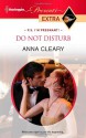 Do Not Disturb - Anna Cleary