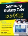 Samsung Galaxy Tabs for Dummies - Dan Gookin