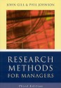 Research Methods For Managers - John Gill, Phil Johnson