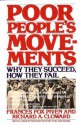 Poor People's Movements: Why They Succeed, How They Fail - Frances Fox Piven, Richard A. Cloward