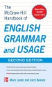 McGraw-Hill Handbook of English Grammar and Usage 2/E: With 160 Exercises - Mark Lester, Larry Beason