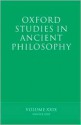 Oxford Studies in Ancient Philosophy Vol XXIX: Winter 2005 - David Sedley