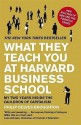 What They Teach You At Harvard Business School: My Two Years Inside The Cauldron Of Capitalism - Philip Delves Broughton