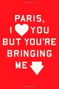 Paris, I Love You but You're Bringing Me Down - Rosecrans Baldwin