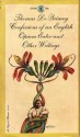 Confessions of an English Opium Eater & Other Writings - Thomas de Quincey