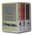 The Civil War: A Narrative [3 Volumes, Slipcased] - Shelby Foote