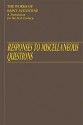 Responses to Miscellaneous Questions (Works of Saint Augustine) - Raymond Canning, Boniface Ramsey