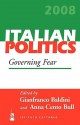 Governing Fear - Gianfranco Baldini, Anna Cento Bull