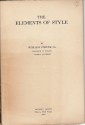 The Elements of Style - William Strunk Jr.