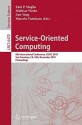 Service-Oriented Computing: 8th International Conference, ICSOC 2010, San Francisco, CA, USA, December 7-10, 2010. Proceedings - Paul P. Maglio, Mathias Weske, Jian Yang, Marcelo Fantinato