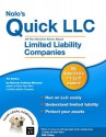 Nolo's Quick LLC: All You Need to Know about Limited Liability Companies - Anthony Mancuso