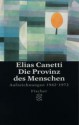 Die Provinz des Menschen: Aufzeichnungen 1942 1972 - Elias Canetti