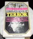 Wolf's Complete Book of Terror (Reliure inconnue) - Leonard Wolf