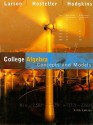 College Algebra: Concepts and Models - Ron Larson, Robert P. Hostetler, Anne V. Hodgkins