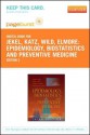 Epidemiology, Biostatistics and Preventive Medicine - Pageburst E-Book on Vitalsource (Retail Access Card) - James F. Jekel, David L. Katz, Dorothea Wild, Joann G. Elmore