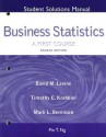 Business Statistics Student Solutions Manual: A First Course - David M. Levine, Timothy C. Krehbiel, Mark L. Berenson