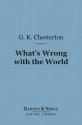 What's Wrong with the World - G.K. Chesterton