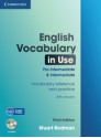 English Vocabulary in Use Pre-intermediate and Intermediate - Stuart Redman