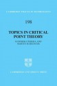 Topics in Critical Point Theory - Kanishka Perera, Martin Schechter