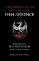 Study of Thomas Hardy and Other Essays - D.H. Lawrence, Bruce Steele