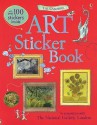 The Usborne Art Sticker Book [With Sticker(s)] - Sarah Courtauld, Katie Davies, Holly Surplice