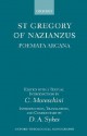 St Gregory of Nazianzus: Poemeta Arcana - Claudio Moreschini