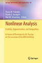 Nonlinear Analysis: Stability, Approximation, and Inequalities: 68 (Springer Optimization and Its Applications) - Panos Pardalos, Pando G. Georgiev, Hari M. Srivastava