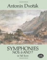 Symphonies Nos. 6 and 7 in Full Score (Dover Music Scores) - Antonín Dvořák, Music Scores