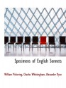 Specimens of English Sonnets - William Pickering