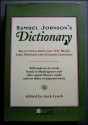 Samuel Johnson's Dictionary: Selections From the 1755 Work That Defined the English Language - Samuel Johnson, Jack Lynch