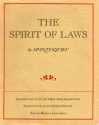 The Spirit of Laws: A Compendium of the First English Edition - Montesquieu